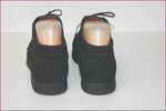 TOD'S Derby à Lacets Cuir Noir Doublés Cuir T 36.5 TBE