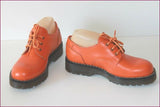 GUMA Derby à Lacets Cuir Orange Vif T 37 TTBE