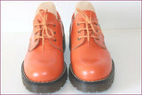 GUMA Derby à Lacets Cuir Orange Vif T 37 TTBE