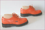 GUMA Derby à Lacets Cuir Orange Vif T 37 TTBE