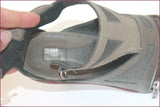 MARITHE FRANCOIS GIRBAUD Escarpins Tout Cuir Gris Motif Zip T 37.5 TBE