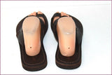 ANTICHI ROMANI Spartiates Nu-Pieds Tout Cuir Marron Foncé T 41 TBE
