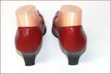 YDOLE Escarpins Cuir Rouge Foncé By Fidji T 37 TBE
