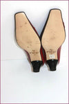 YDOLE Escarpins Cuir Rouge Foncé By Fidji T 37 TBE