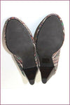 H&M Escarpins Tissu Quadrillé Multicolore Hauts Talons T 39 ETAT NEUF