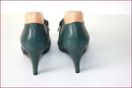 PIER ONE Boots Cuir Vert Doublées Cuir  T 38 TTBE