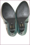 PIER ONE Boots Cuir Vert Doublées Cuir  T 38 TTBE