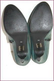 PIER ONE Boots Cuir Vert Doublées Cuir  T 38 TTBE