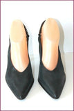 MAUD FRIZON Escarpins de Soirée Pointus Tout Cuir Noir Brillant T 6.5/T 39.5 TBE