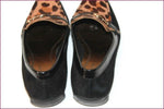 AK ANNE KLEIN Mocassins Femme Cuir et Fourrure T 38.5 / 39 TTBE