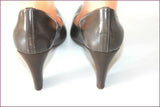 MURATTI Escarpins Très Pointus Cuir Gris Foncé T 40 TBE