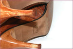 VELEZ Shoes Mi Bottes Pointues Tout Cuir Marron Nuancé T 37 BE