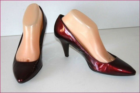 MELLOW YELLOW Escarpins Cuir Verni Campari T 40 TBE
