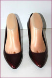 MELLOW YELLOW Escarpins Cuir Verni Campari T 40 TBE