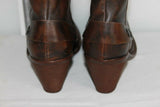 Mi Bottes STEPHANE GONTARD Originales  Cuir Marron Marbré T41 TBE