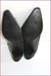 EVERYBODY Boots Pointues Cuir Gris Sangle  Elastiquée T 42 TBE