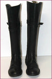 HIP Bottes Cuir Noir Doublées Cuir T 36 TBE