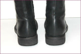 HIP Bottes Cuir Noir Doublées Cuir T 36 TBE