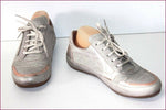 MURATTI Baskets Sneakers Femme Cuir Argenté T 39 BE