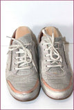 MURATTI Baskets Sneakers Femme Cuir Argenté T 39 BE