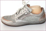 MURATTI Baskets Sneakers Femme Cuir Argenté T 39 BE