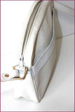 LONGCHAMP Sac Besace Cuir Blanc Bandoulière BE