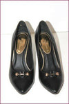 MOSQUITOS Escarpins Pointus Cuir Noir T 36 TTBE