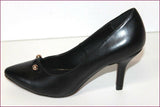 MOSQUITOS Escarpins Pointus Cuir Noir T 36 TTBE