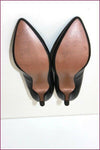 MOSQUITOS Escarpins Pointus Cuir Noir T 36 TTBE
