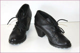 GRANDS  BOULEVARDS Boots à Lacets Simili Cuir Noir T 36 TBE