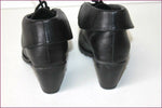 GRANDS  BOULEVARDS Boots à Lacets Simili Cuir Noir T 36 TBE