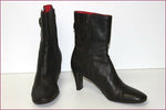 MANFIELD Bottines Cuir Marron Très foncé Doublées Cuir T 40.5 TBE