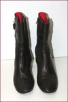 MANFIELD Bottines Cuir Marron Très foncé Doublées Cuir T 40.5 TBE