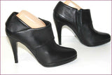 ANDRE Boots Cuir Noir Doublées Cuir T 40 TBE