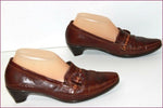 PIKOLINOS Escarpins Cuir Marron Doublés Cuir T 37 TBE