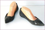 JONAK Escarpins Pointus Cuir et Daim Gris Petits Talons T 38 TBE