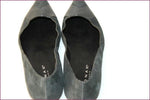 JONAK Escarpins Pointus Cuir et Daim Gris Petits Talons T 38 TBE