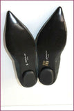 JONAK Escarpins Pointus Cuir et Daim Gris Petits Talons T 38 TBE
