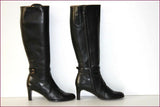 MANFIELD Bottes Genoux Cuir Lisse Doublées Cuir T 36.5 TBE