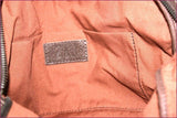 Z & J   Sac Shopping Cuir Peau Marron Foncé TBE
