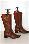 MITICA Venezia  Mi Bottes Pointues Cuir Marron Motifs Cloutés Bronze T 37 TBE