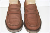 LACOSTE Mocassins Cuir Marron Doublés Cuir T 4.5 / 37.5 BE