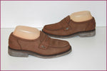 LACOSTE Mocassins Cuir Marron Doublés Cuir T 4.5 / 37.5 BE