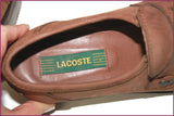 LACOSTE Mocassins Cuir Marron Doublés Cuir T 4.5 / 37.5 BE