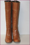 PASCAL MORABITO Bottes Fourrées Cuir Marron Clair T 40 TBE