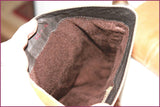 PASCAL MORABITO Bottes Fourrées Cuir Marron Clair T 40 TBE
