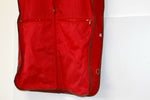 GYL Valise Bagage Porte Habits Toile Imperméable Rouge TBE