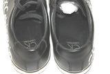 CALVIN KLEIN Tennis Sneakers Cuir Noir et Blanc T 40 Quasi Neuves