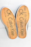 CALVIN KLEIN Tennis Sneakers Cuir Noir et Blanc T 40 Quasi Neuves