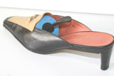 PARA DOXALE Escarpins Mules Tout Cuir Bicolore T 39.5 TBE